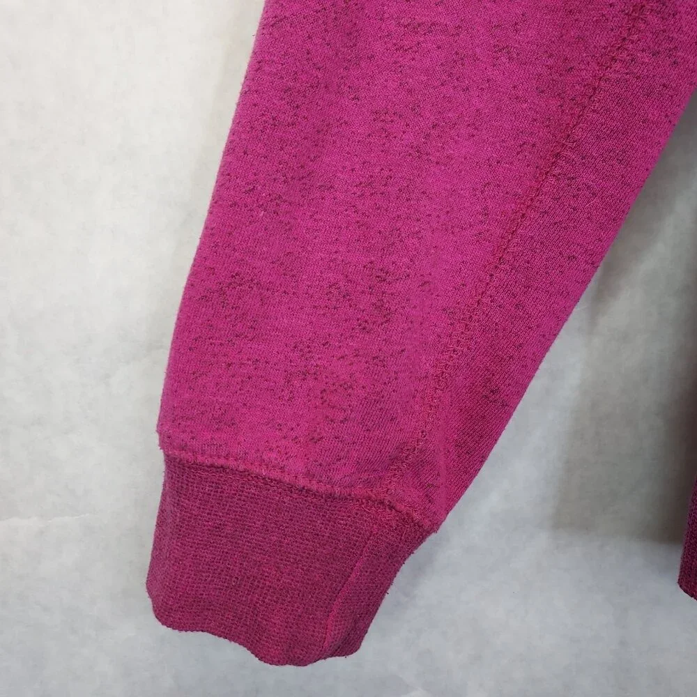 Fox Racing Sweatshirt Women M Motocross Logo Hot Pink Fleece Front Pocket Sporty - Picture 3 of 13